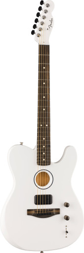 Fender Limited Edition FINNEAS American Acoustasonic Telecaster in Satin Arctic White - Image 6