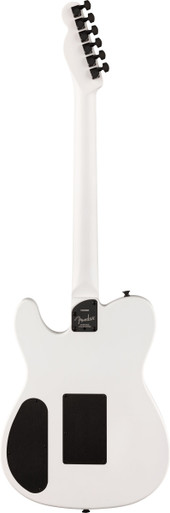 Fender Limited Edition Jack White Triplesonic Acoustasonic Telecaster in Satin Arctic White with Black Top - Image 6
