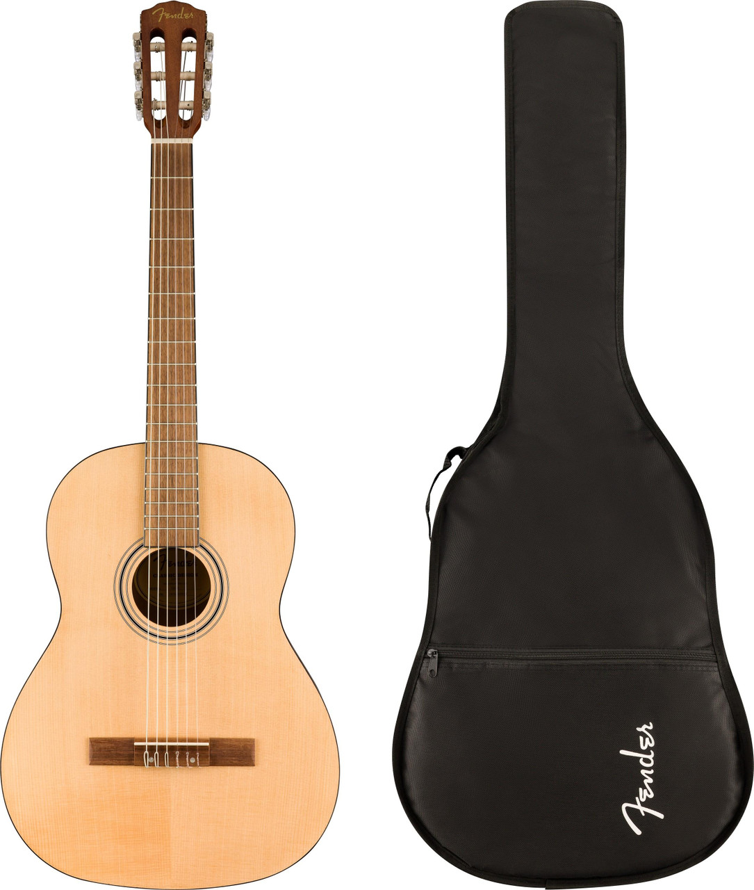 Fender Classic Design CN-30 Nylon-String Classical Guitar in Natural - Image 5