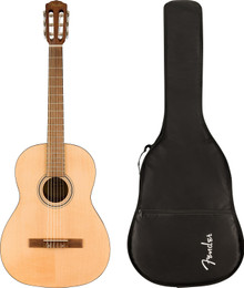 Fender Classic Design CN-30 Nylon-String Classical Guitar in Natural - Image 3
