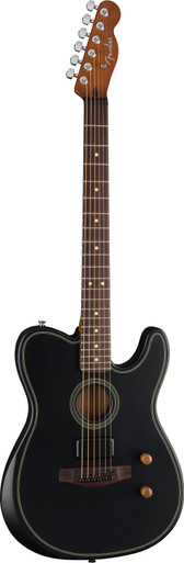 Fender Acoustasonic Standard Telecaster in Black - Image 6