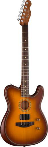 Fender Acoustasonic Standard Telecaster in Honey Burst - Image 6