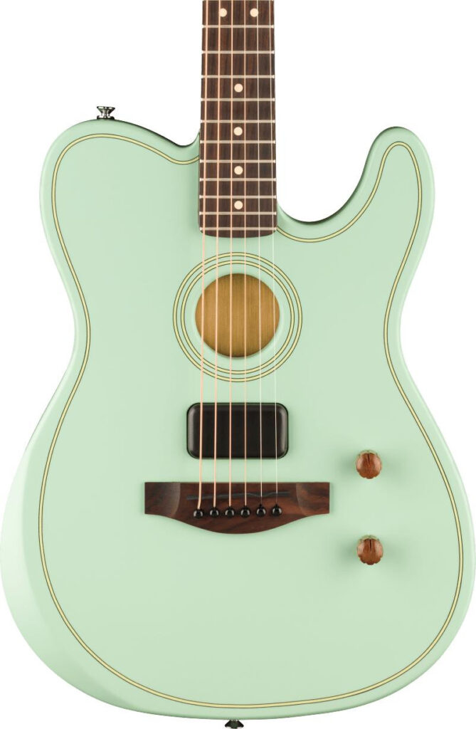 Fender Acoustasonic Standard Telecaster in Surf Green
