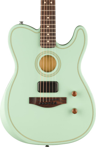 Fender Acoustasonic Standard Telecaster in Surf Green