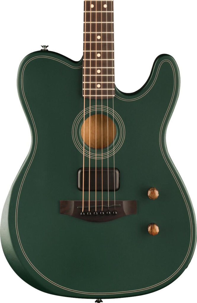 Fender FSR Acoustasonic Standard Telecaster in British Racing Green