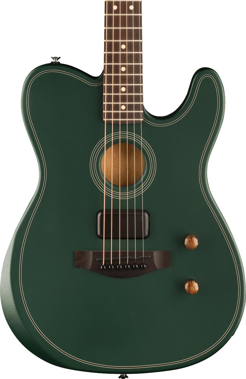 Fender FSR Acoustasonic Standard Telecaster in British Racing Green - Image 2