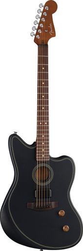 Fender Acoustasonic Standard Jazzmaster in Black - Image 6