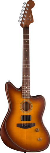 Fender Acoustasonic Standard Jazzmaster in Honey Burst - Image 6