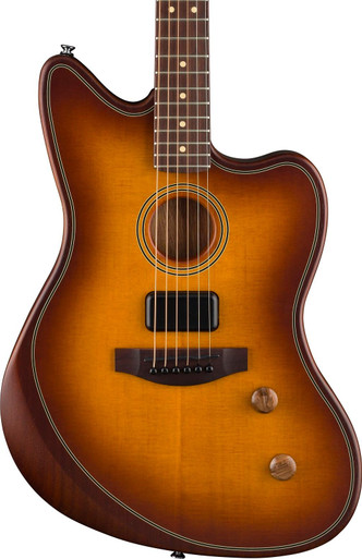 Fender Acoustasonic Standard Jazzmaster in Honey Burst