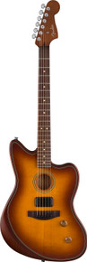 Fender Acoustasonic Standard Jazzmaster in Honey Burst - Image 3