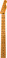 Fender Satin Roasted Maple Fat Telecaster Neck Maple U Shape - Image 4