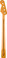 Fender Player II Series Jazz Bass Neck 22 Medium Jumbo Frets Maple 9.5-inch Modern C - Image 4