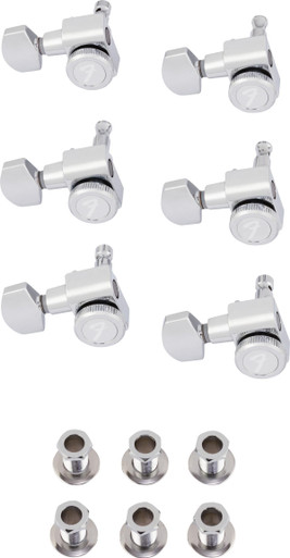 Fender Locking Tuners Polished Chrome - Left Handed.