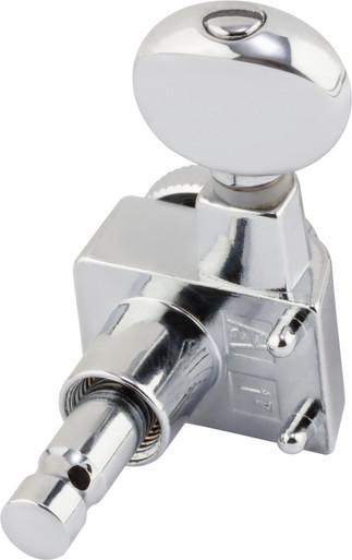 Fender Locking Stratocaster & Telecaster Tuners - Chrome Vintage Button - Image 6