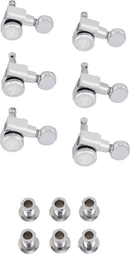 Fender Locking Stratocaster & Telecaster Tuners - Chrome Vintage Button
