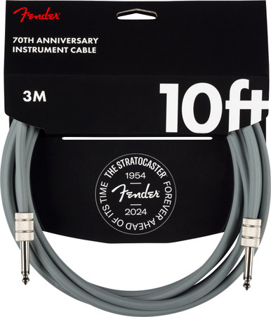 Fender 10th Anniversary Instrument Cable in Grey - Image 6