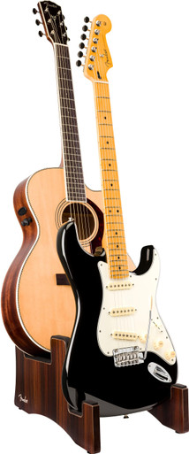 Fender Deluxe Wooden 2-Tier Multi Guitar Stand - Image 2
