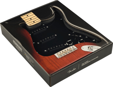 Fender Pre-Wired Strat Pickguard Pure Vintage 59 with RWRP Middle Black 11 Hole PG - Image 6