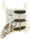 Fender Pre-Wired Strat Pickguard Pure Vintage 59 with RWRP Middle Parchment 11 Hole PG - Image 4