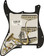 Fender Pre-Wired Strat Pickguard Pure Vintage 65 with RWRP Middle Black 11 Hole PG - Image 4