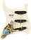 Fender Pre-Wired Strat Pickguard Eric Johnson Signature Parchment 8 Hole PG - Image 4