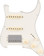 Fender Pre-Wired Strat Pickguard Quadra Tap-Ultra Noiseless HSS Parchment 11 Hole PG - Image 3