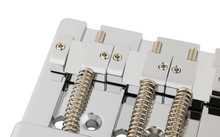 Fender HiMass String-Through 4-String Bass Bridge Assembly With Brass Saddles Chrome - Image 3