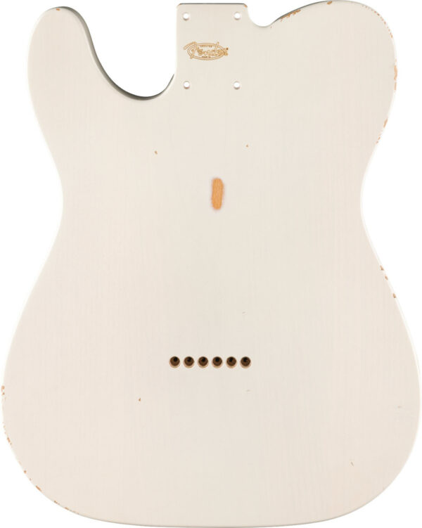 Fender Replacment Road Worn '50s Telecaster Body in White Blonde - Image 5