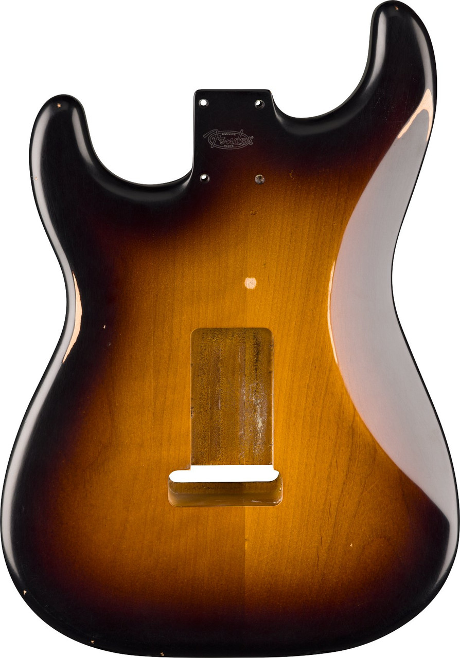Fender Replacment Road Worn '50s Stratocaster Body in 2 Tone Sunburst - Image 5