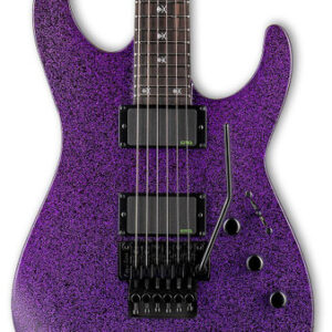 ESP LTD KH602 Kirk Hammett Electric Guitar in Purple Sparkle
