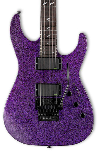 ESP LTD KH602 Kirk Hammett Electric Guitar in Purple Sparkle