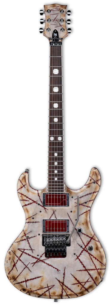 ESP E-II RZK-I Burnt Richard Z Signature With Fishman Fluence Pickups