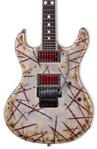 ESP E-II RZK-I Burnt Richard Z Signature With Fishman Fluence Pickups