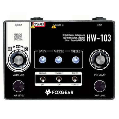 B Stock : Foxgear HW-103 British Classic Vintage 100W Guitar Amp Pedal - 001
