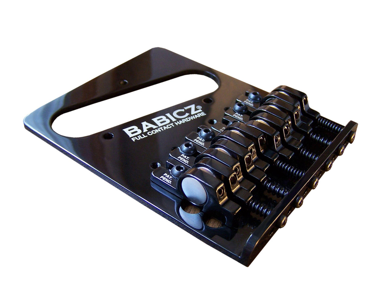 Babicz FCH6 6-String Telecaster Style Bridge in Black - Image 4