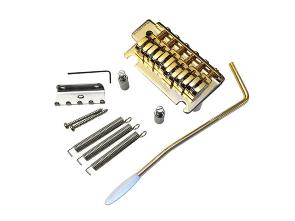 Babicz FCH Z Series 2-Point Stratocaster Tremolo in Gold - Image 4