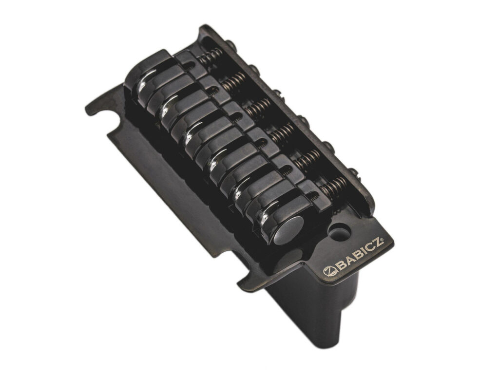Babicz FCH Z Series Lefty 2-Point Stratocaster Tremolo in Black