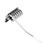 Babicz FCH Z Series 6-Hole Stratocaster Narrow Tremolo in Chrome - Image 3