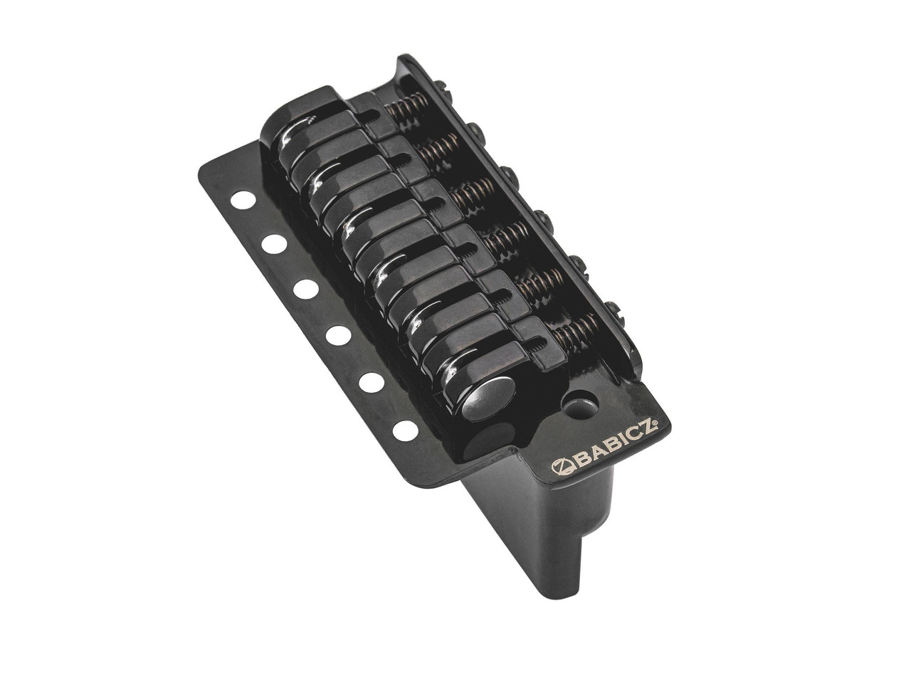 Babicz FCH Z Series Lefty 6-Hole Stratocaster Tremolo in Black - Image 4