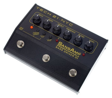 Tech 21 SansAmp Programmable Bass Driver DI Pedal