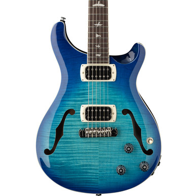 PRS SE Hollowbody I Piezo Electric Guitar in Lake Blue