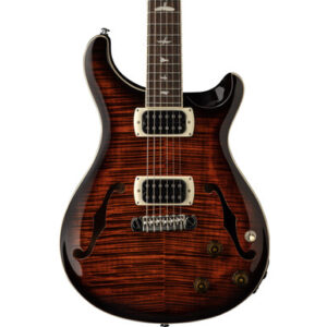 PRS SE Hollowbody I Piezo Electric Guitar in Orange Tiger Smokeburst