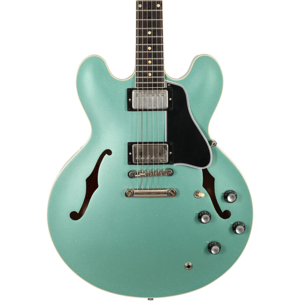 Gibson Custom Shop Murphy Lab 1961 ES-335 Reissue VOS Semi-Hollow Electric Guitar in Inverness Green Sparkle