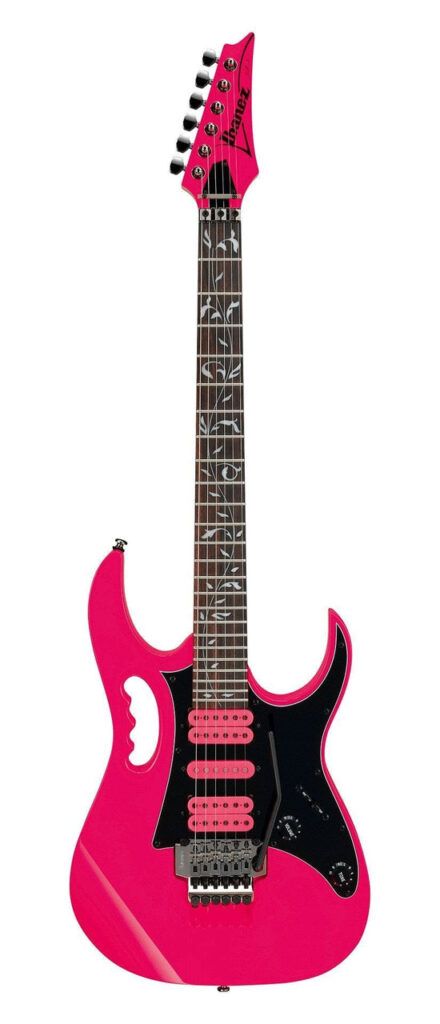 Ibanez Steve Vai JEM-JR in Pink