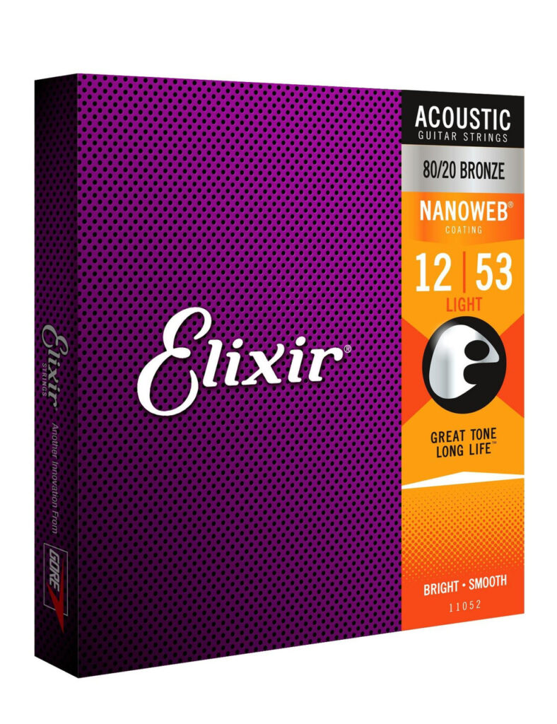 Elixir Bronze Nanoweb - Light / 12-53 Acoustic Strings
