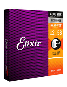 Elixir Bronze Nanoweb - Light / 12-53 Acoustic Strings - Image 3