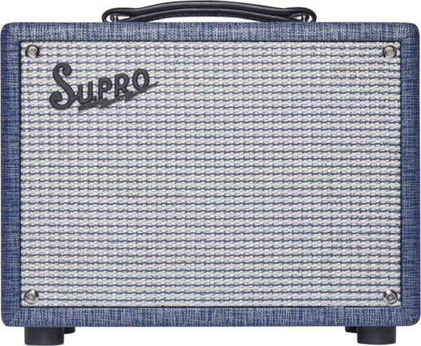 Supro '64 Reverb 5 Watt 1x8 Valve Amp Combo in Blue Rhino - Image 2