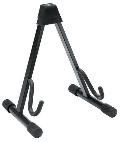 K&M 17540 Folding Electric Guitar Stand in Black