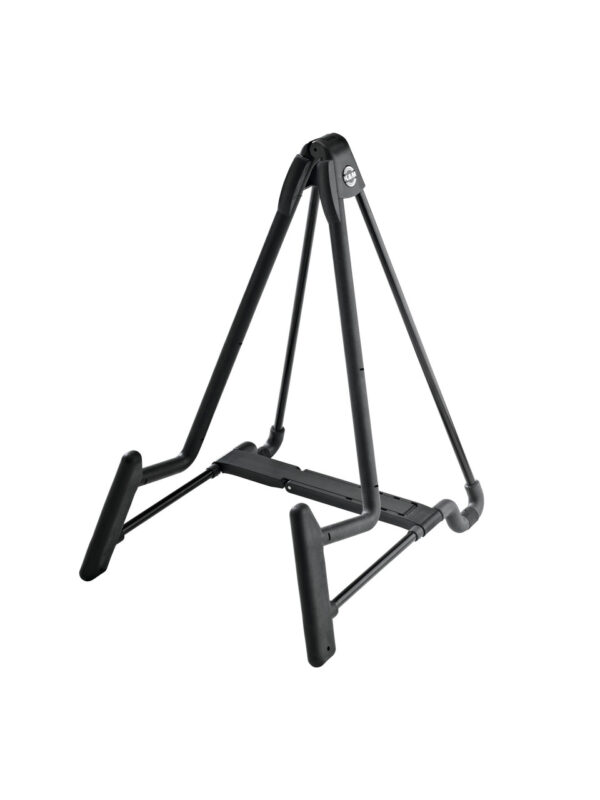 K&M 17581 Adjustable Height Electric Guitar Stand in Black - Image 2