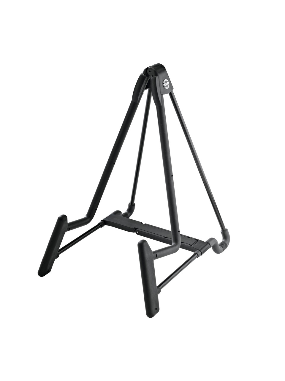 K&M 17581 Adjustable Height Electric Guitar Stand in Black - Image 2